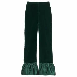 Maria de la Orden Pantalon Percy Velours Laine | Vert Best