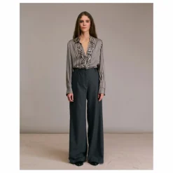 Femme Diega Pantalon Piedro Rayé Laine |