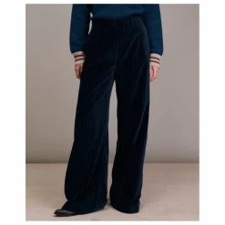 Diega Pantalon Pomeoto Rayé | Bleu Sale