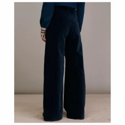 Diega Pantalon Pomeoto Rayé | Bleu Sale