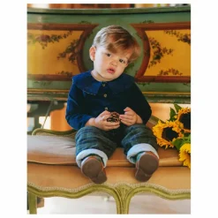 Online Loir Pantalon Réversible Nini | Bleu marine