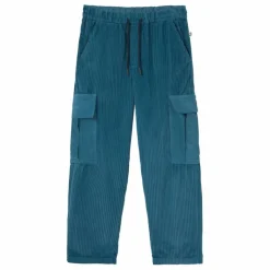 Hot Cozmo Pantalon Salem Velours Côtelé | Bleu canard