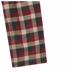 Clearance Wheat Pantalon Sasha Carreaux Coton Bio | Rouge