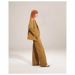 BELLEPIECE Pantalon Varsovie Toile Epaisse | Camel Discount