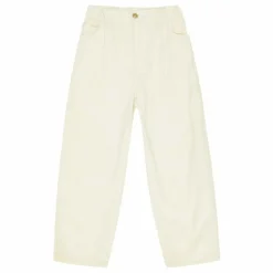 brunobruno nation Pantalon Velours Côtelé Dorethy Coton Bio | Ecru Discount