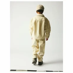 brunobruno nation Pantalon Velours Côtelé Dorethy Coton Bio | Ecru Discount