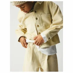 brunobruno nation Pantalon Velours Côtelé Dorethy Coton Bio | Ecru Discount