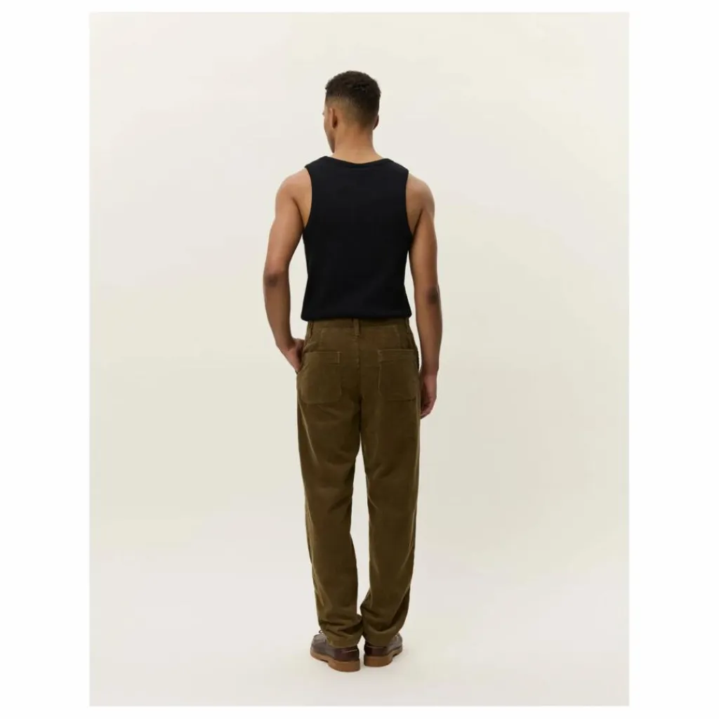 New Les Deux Pantalon Velours Côtelé Kody | Olive