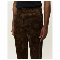 Les Deux Pantalon Velours Côtelé Kody | Marron