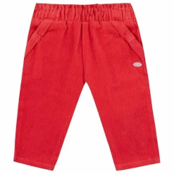 Tartine et Chocolat Pantalon Velours Côtelé Nœud | Corail