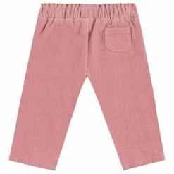 Tartine et Chocolat Pantalon Velours Côtelé Nœud | Rose pâle Outlet