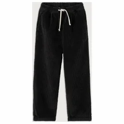American Vintage Pantalon Velours Côtelé Padow Coton Bio | Noir Outlet