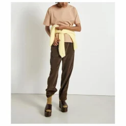 Hot American Vintage Pantalon Velours Côtelé Padow | Marron