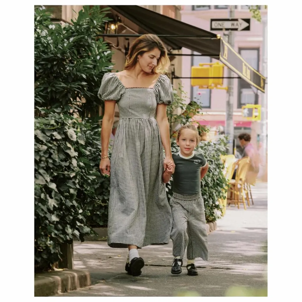 Discount Rylee + Cru Pantalon Vichy | Noir