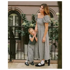 Discount Rylee + Cru Pantalon Vichy | Noir