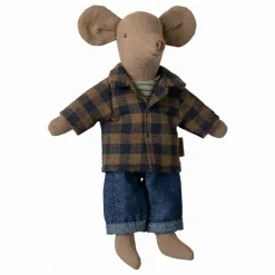 Maileg Papa souris et sa chemise à carreaux