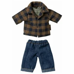 Maileg Papa souris et sa chemise à carreaux