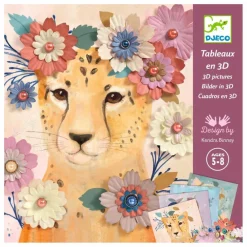 Djeco Loisirs Créatifs|Papier créatif Couronnes de fleurs