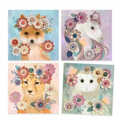 Djeco Loisirs Créatifs|Papier créatif Couronnes de fleurs