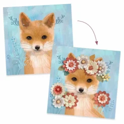 Djeco Loisirs Créatifs|Papier créatif Couronnes de fleurs