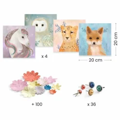 Djeco Loisirs Créatifs|Papier créatif Couronnes de fleurs