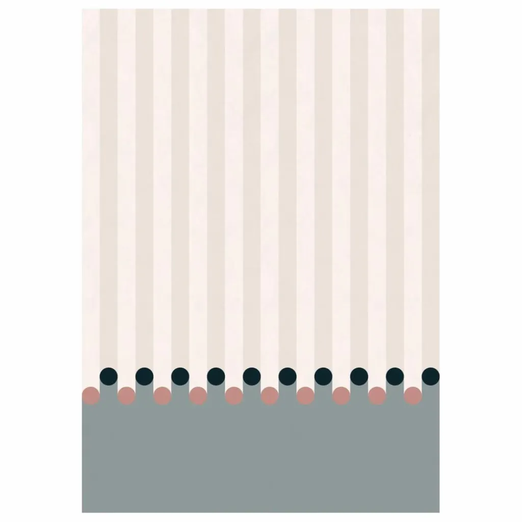 Edito Papiers peint Dott - 4 lès | Bleu Clearance