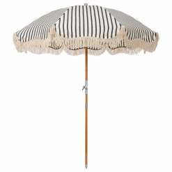 Hot Business & Pleasure Co. Parasol frangé Premium | Noir