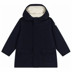Petit Bateau Parka Mi Longue Unie | Bleu marine