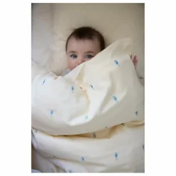 Cam Cam Parure de lit brodée Sea Graden | Bleu Hot