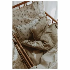 Outlet garbo&friends Parure de lit en mousseline de coton Bluebell | Crème