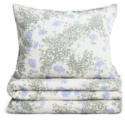 Sale garbo&friends Parure de lit Plumbago en coton bio | Bleu