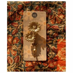 Doing Goods Patère Breezy Double Daisy | Laiton Clearance