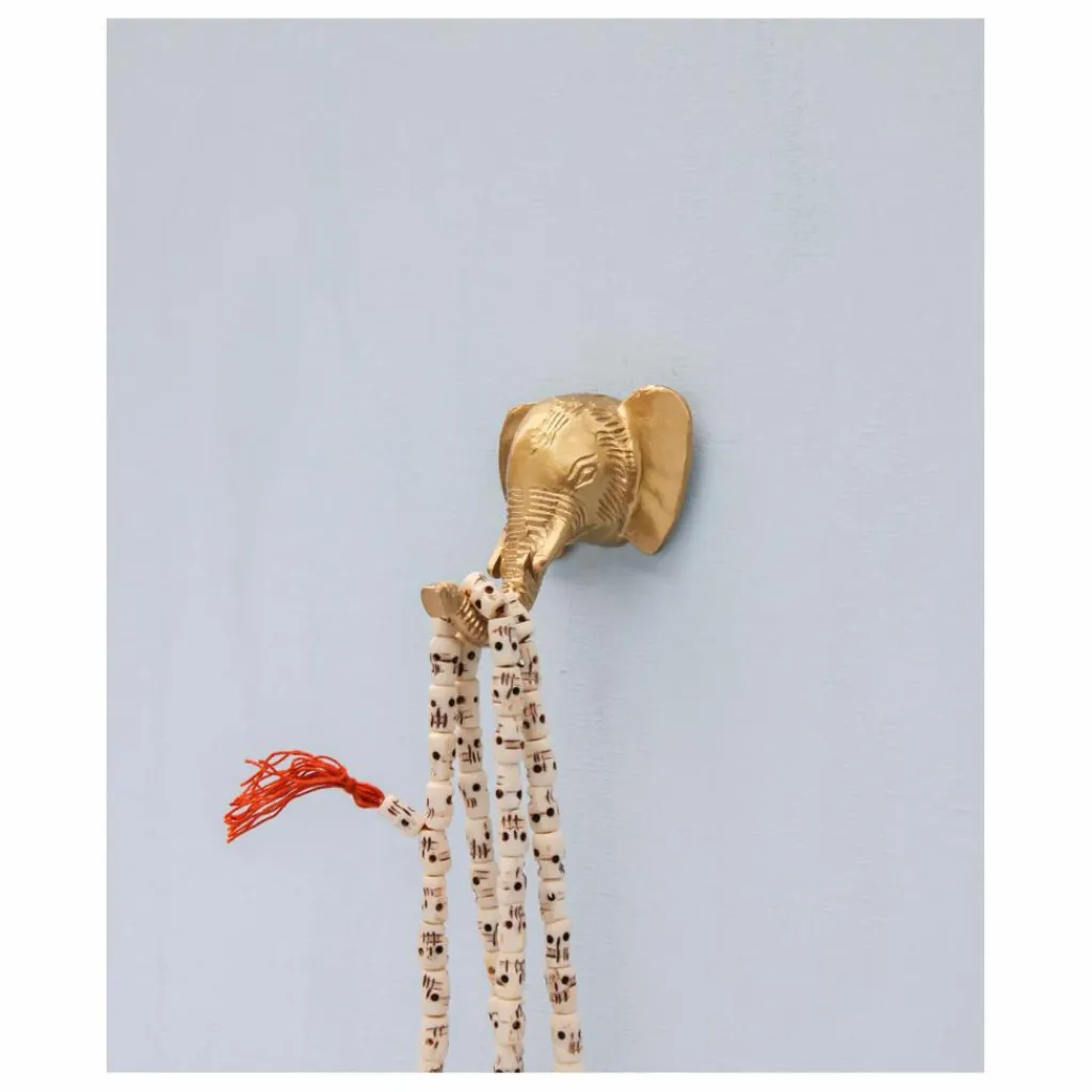 Doing Goods Patère en laiton Billy l'éléphant | Gold Sale