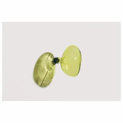 Petite friture Patère en verre Bubble grande | Vert Clearance