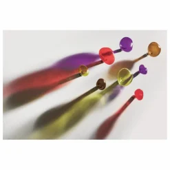 Petite friture Patère en verre Bubble grande | Vert Clearance