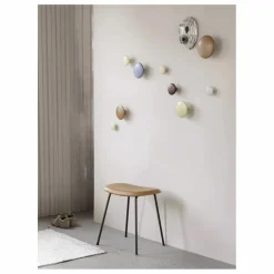 Muuto Petits Rangements|Patères en laiton The Dots - Set de 5 |