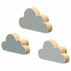 Enfant Cam Cam Patères|Patères, Paniers Enfant|Patères Nuage - Set de 3 |