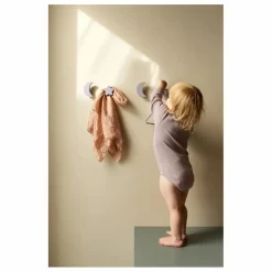 Enfant Nofred Patères, Paniers Enfant|Patères Stars & Moons - Lot de 4 | Lilas