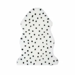 Hot BINIBAMBA Peau de mouton poil court - 98x62 cm | Dalmatian