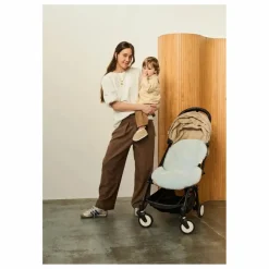 Online BINIBAMBA Peau de mouton pour poussette et couffin - 68x44 cm | Bleu