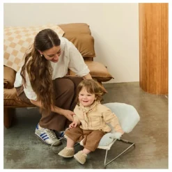 Online BINIBAMBA Peau de mouton pour poussette et couffin - 68x44 cm | Bleu