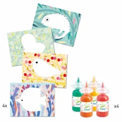 Djeco Peinture à doigts Petit barbouille