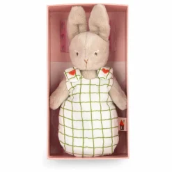Best Moulin Roty Peluche Bébé Nine la Lapine avec sa boîte | Sable