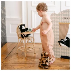 La Pelucherie Doudous, Peluches|Doudous Et Peluches|Peluche Chat Gustave tigré 25 cm |