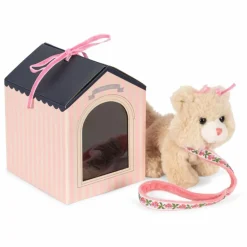 Konges Sløjd Doudous, Peluches|Doudous Et Peluches|Peluche Chaton et sa niche |