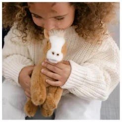 La Pelucherie Peluche Cheval Henri | Marron