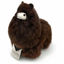 Discount Inkari Peluche Lama en alpaga | Chocolat