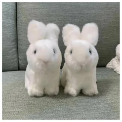 La Pelucherie Peluche Lapin Léon 15 cm |