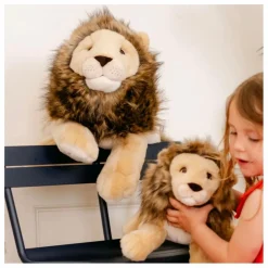 La Pelucherie Peluche Lion Melchior 40 cm | Beige Best