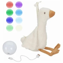 Little Dutch Doudous, Peluches|Doudous Et Peluches|Peluche musicale et lumineuse Oie |